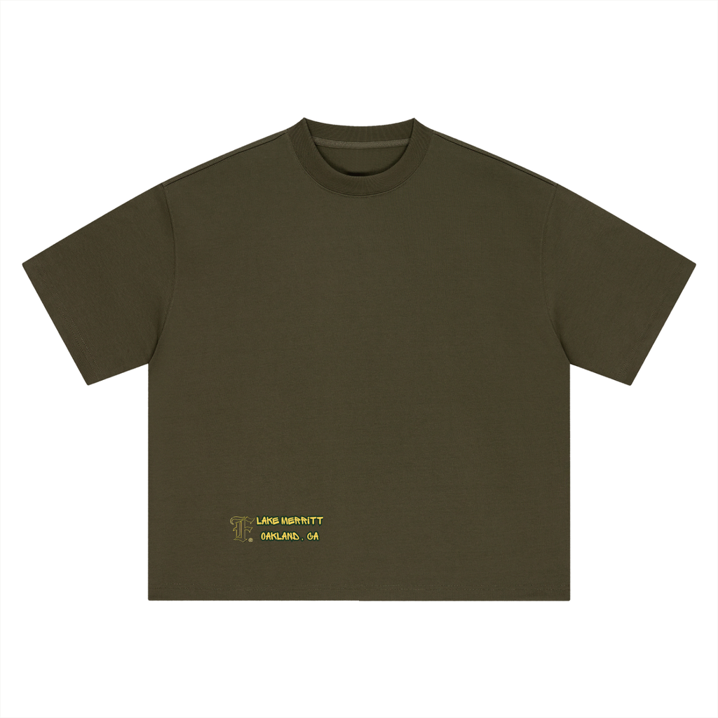 Oaklake: Boxy Oversized T-Shirt - Finna Street Wear bay area streetwear