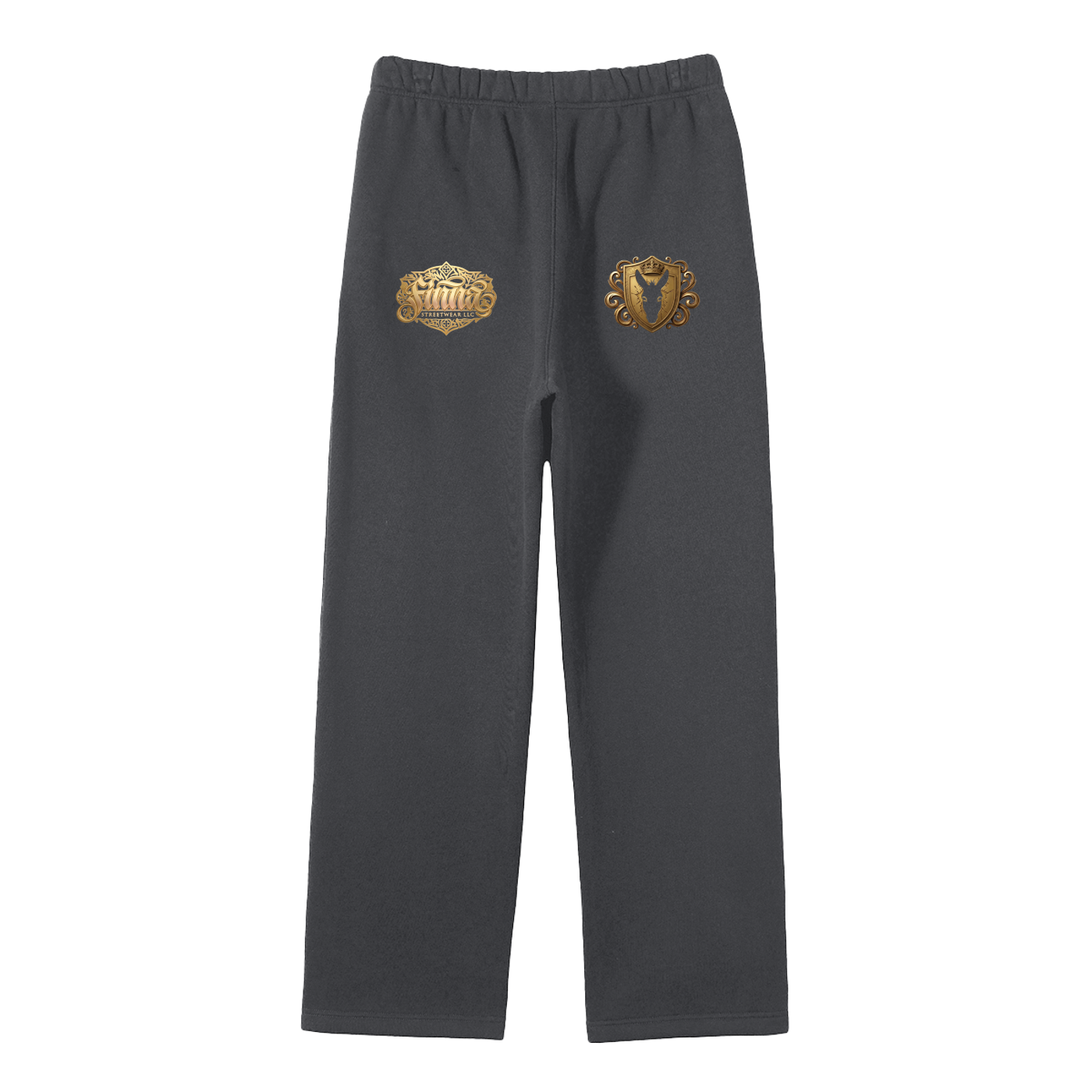 Goldonkey: Unisex Solid Color Fleece Straight Leg Pants