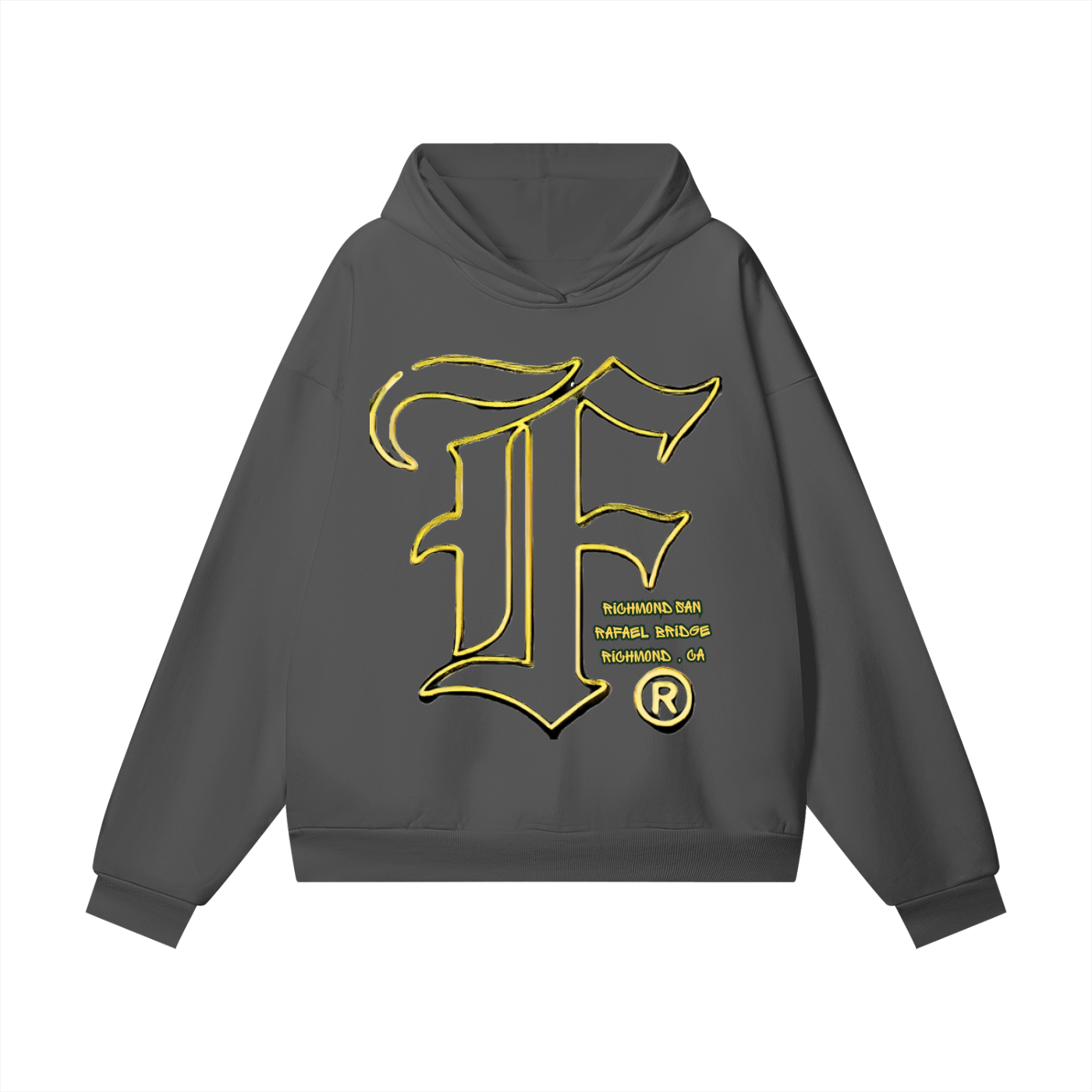 Richbridge: Heavyweight Hidden Pocket Fleece Hoodie - Finna Street Wear bay area streetwear