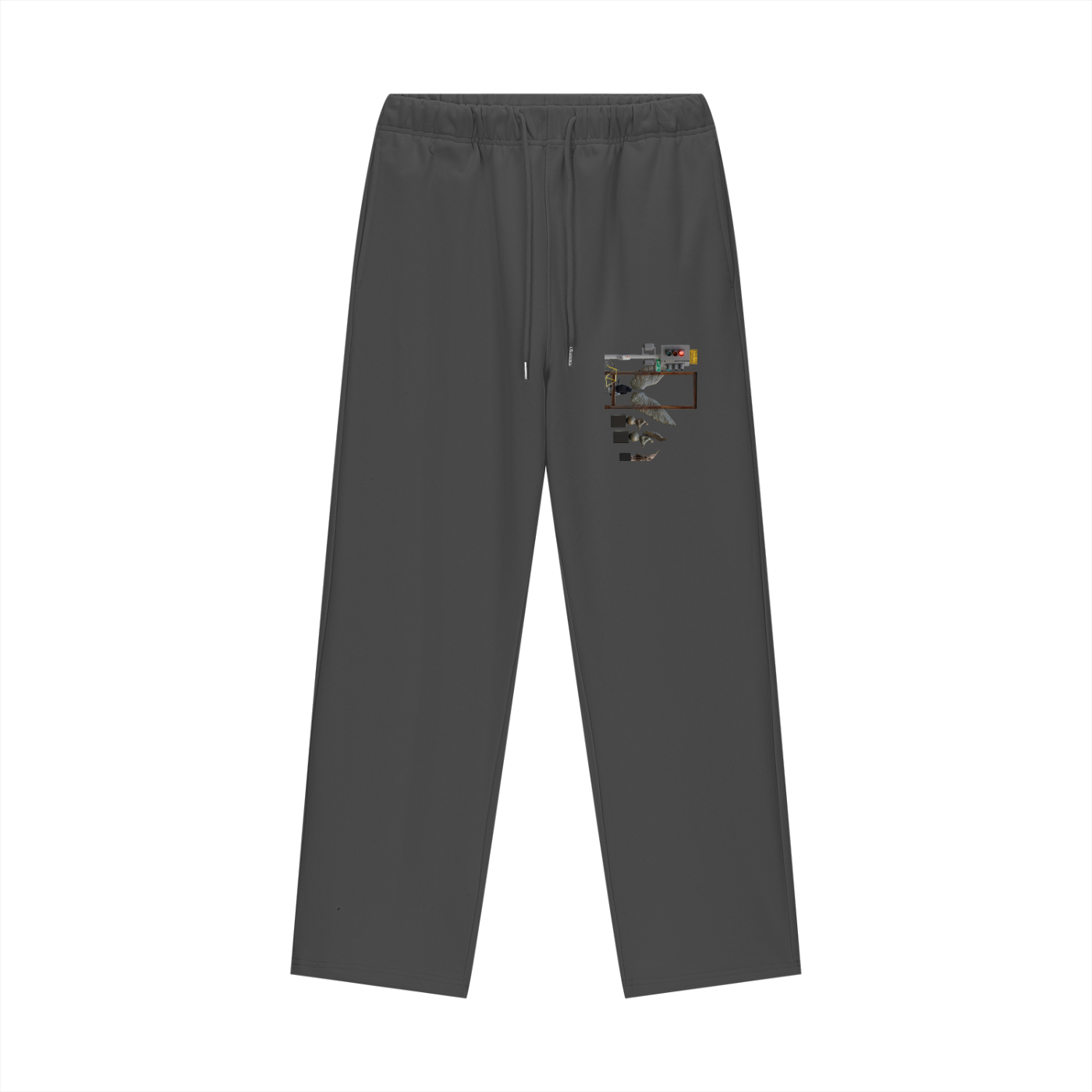 Downsac: Heavyweight Fleece Straight Leg Pants - Finna Street Wear bay area streetwear
