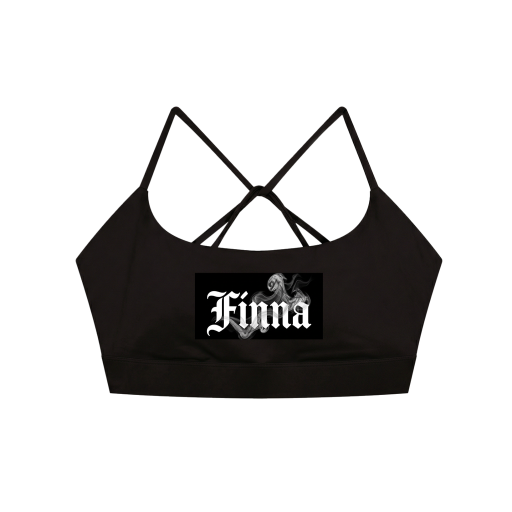 Strappy Criss Cross Yoga Sports Bra - Finna Street Wear bay area streetwear