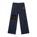 Spray Donkey: Men's Loose Fit Wide Leg Jeans