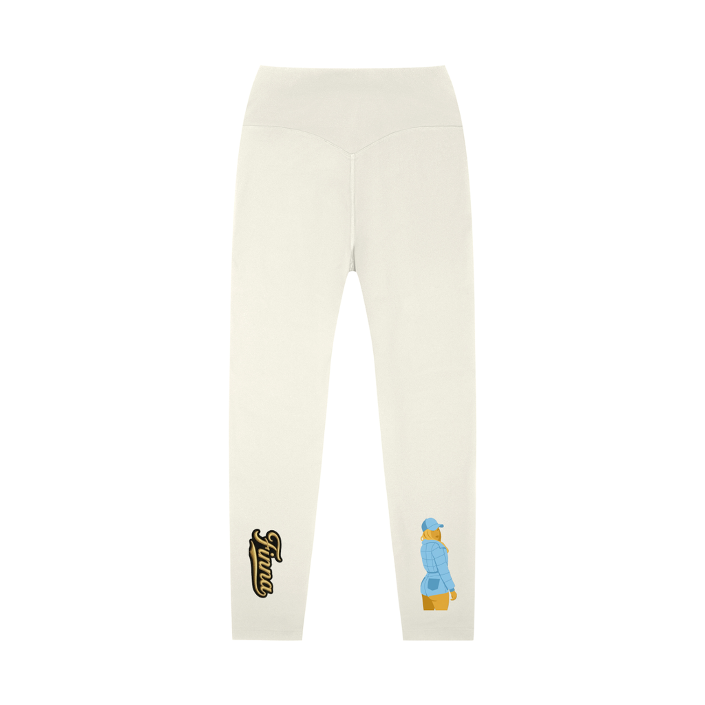 Babyblue: High-Waisted Yoga Leggings - Finna Street Wear bay area streetwear