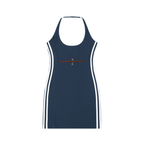 Oakgul: Women's Binding Tight Halter Dress - Finna Street Wear bay area streetwear