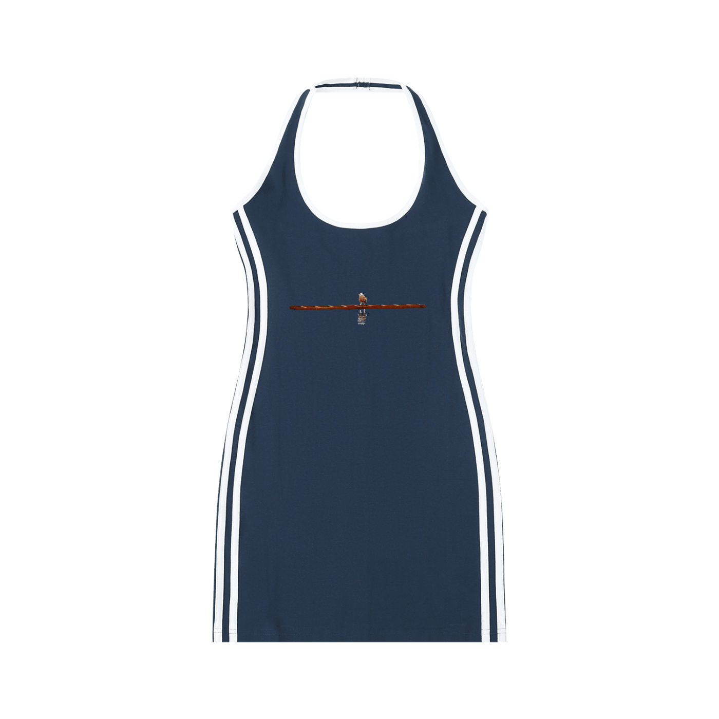 Oakgul: Women's Binding Tight Halter Dress - Finna Street Wear bay area streetwear