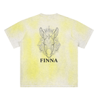 Donkey Sun Fade Hand-Painted T-Shirt