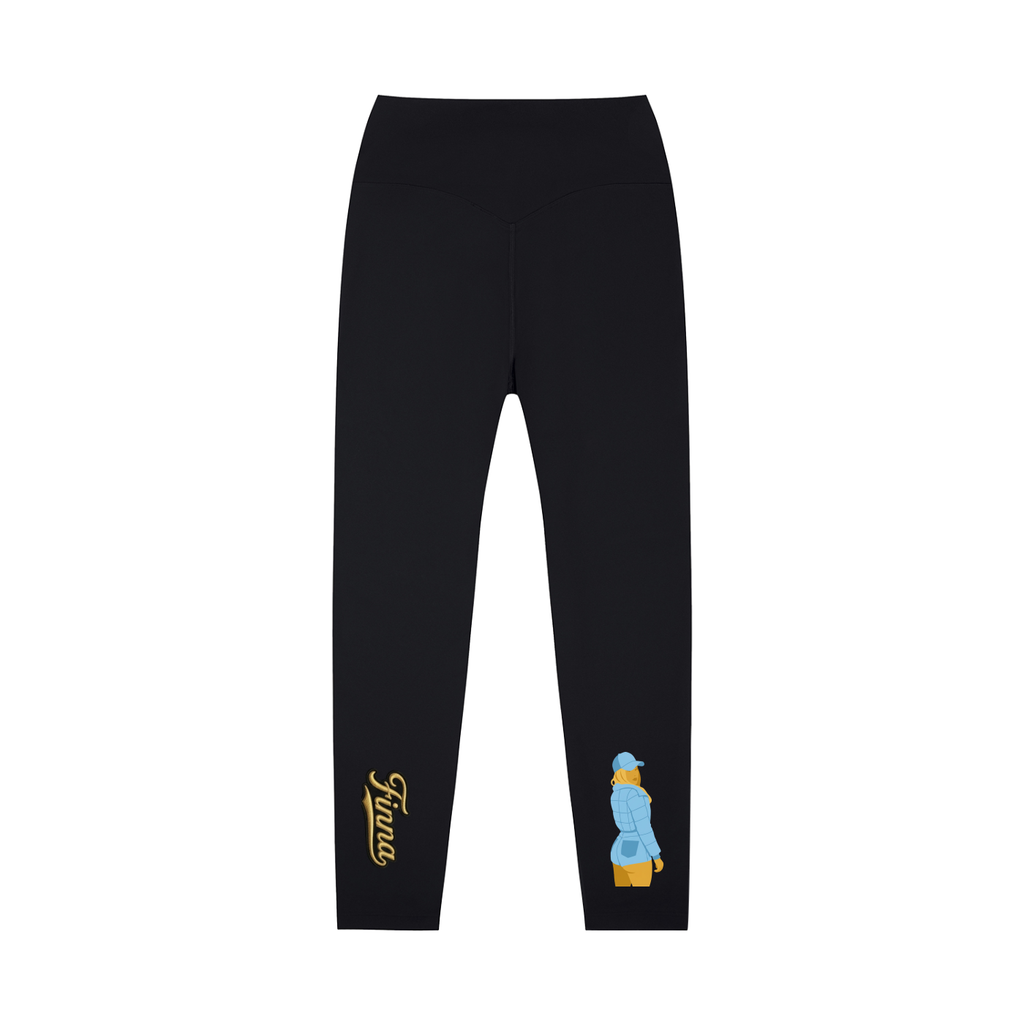Babyblue: High-Waisted Yoga Leggings - Finna Street Wear bay area streetwear