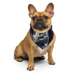 Smokey All-Over Print Bandana for Stylish Streetwear worn by a French Bulldog.