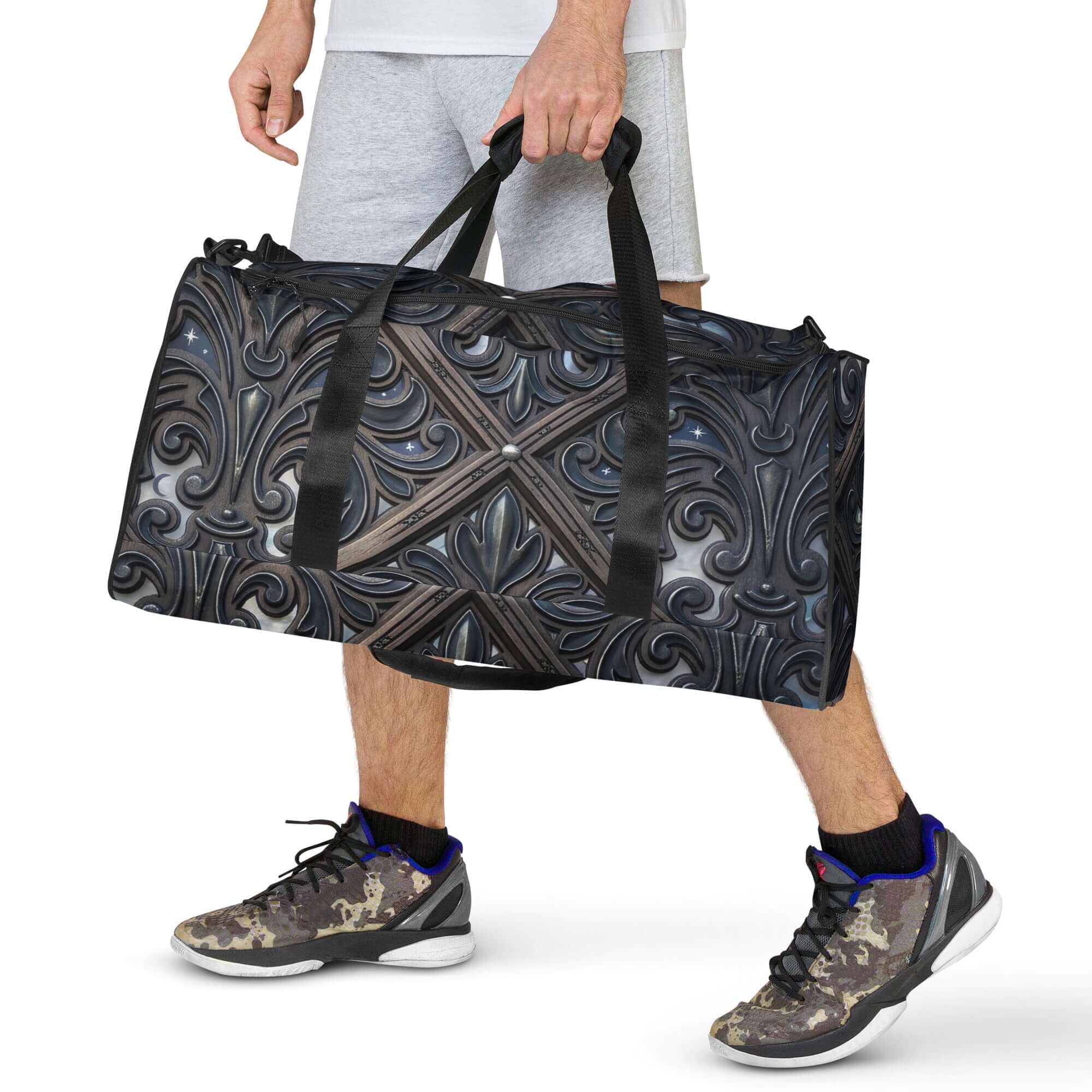 Art Deco Filigreee Duffle bag for men