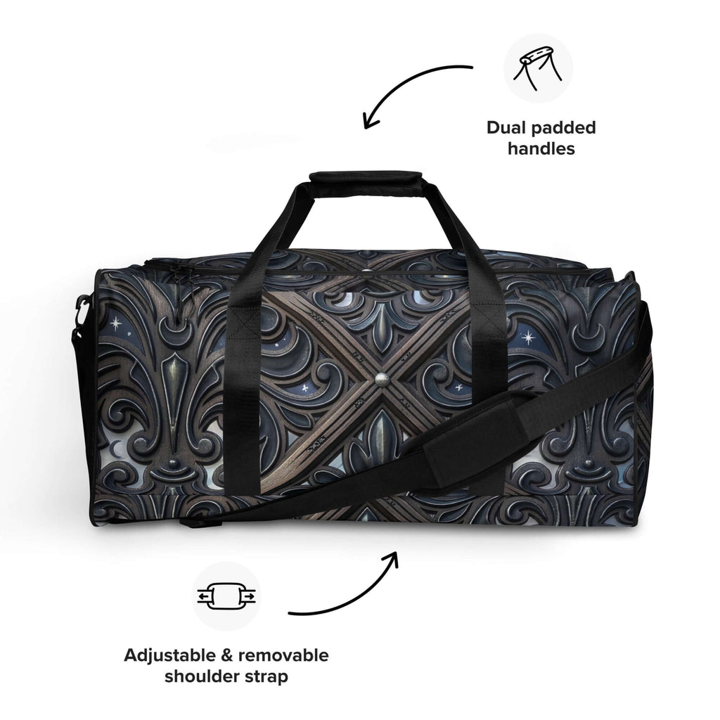 Art Deco Filigreee Duffle bag for men