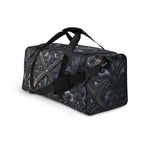 Art Deco Filigreee Duffle bag for men featuring a stylish swirling pattern and ample storage for all occasions.