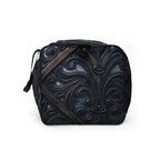 Art Deco Filigreee Duffle bag for men with intricate design and spacious compartments.