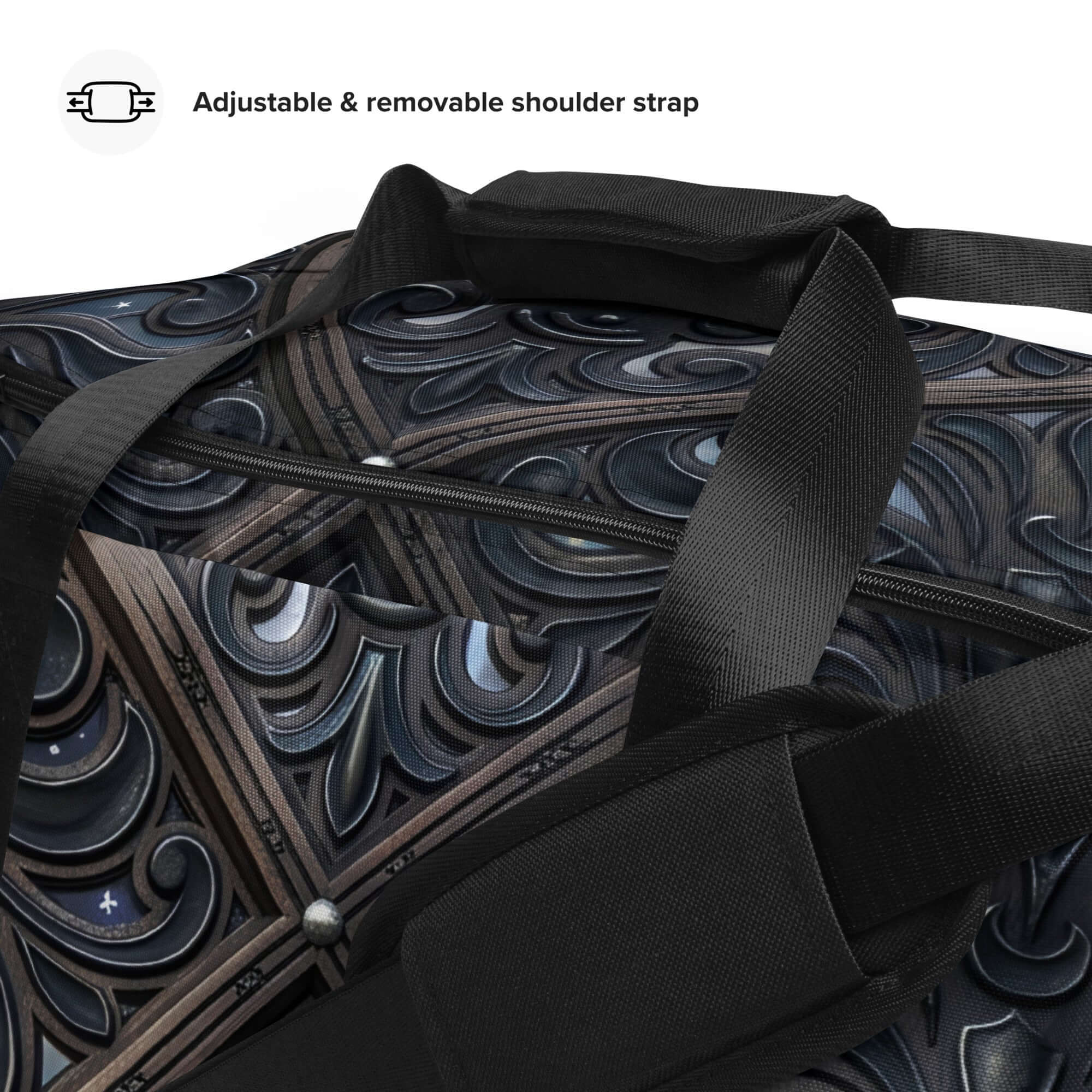Art Deco Filigreee Duffle bag for men
