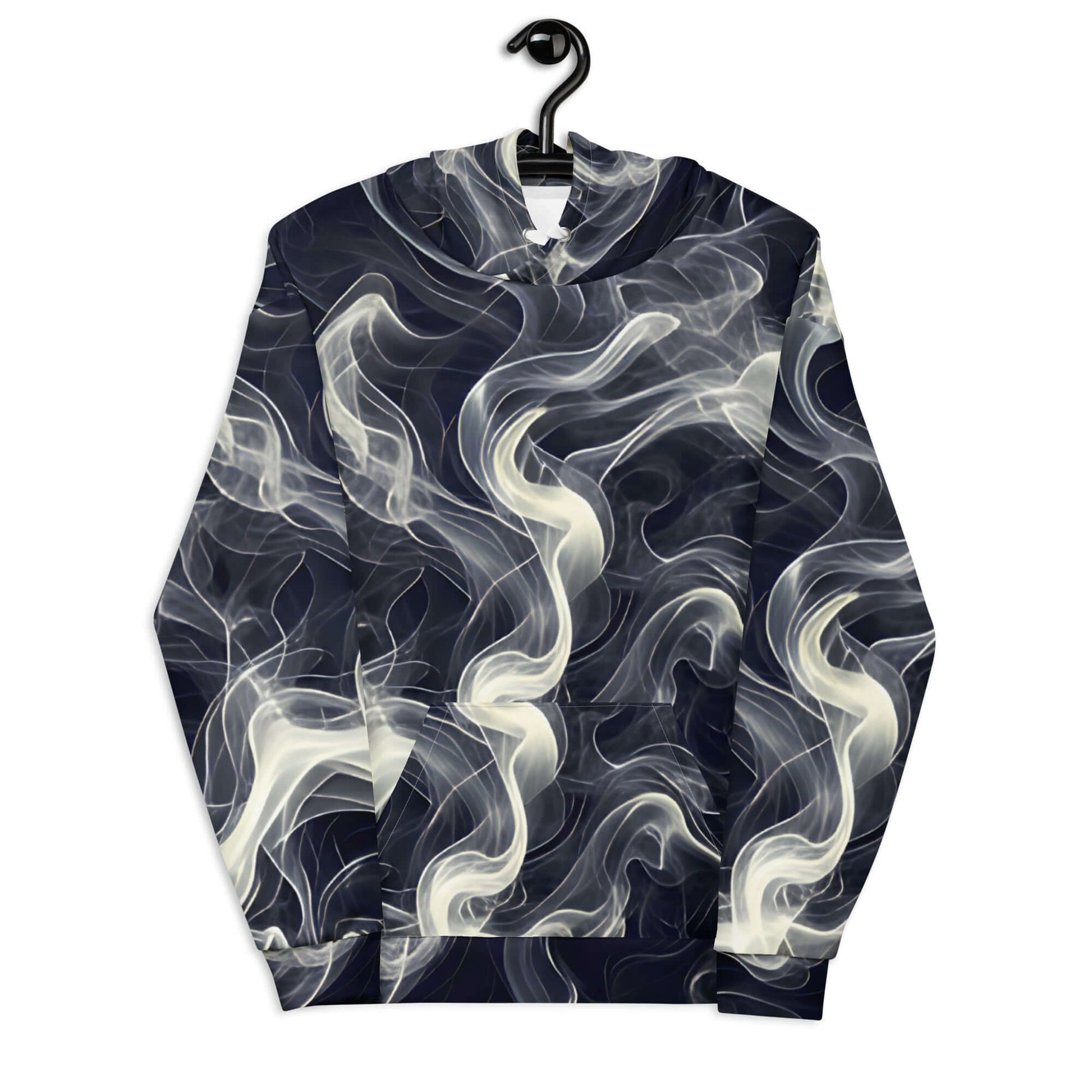 Smokey Unisex Hoodie for Stylish Streetwear Enthusiasts with a unique smoke design, perfect for urban fashion lovers.