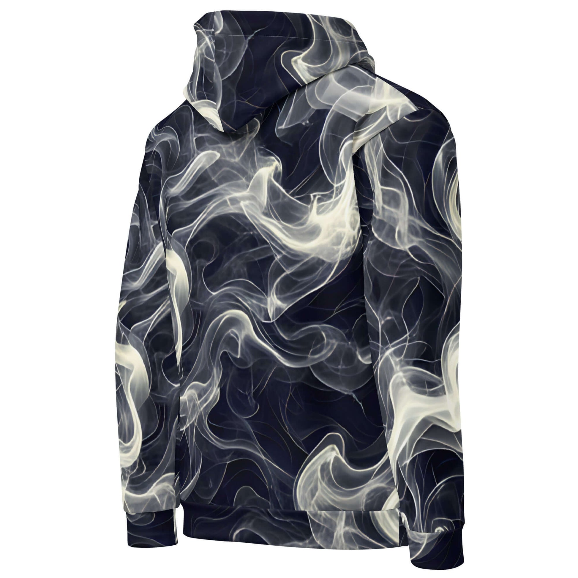 Smokey Unisex Hoodie for Stylish Streetwear Enthusiasts featuring a vibrant smoke design.