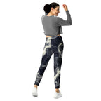Smokey Women's Joggers Comfort Meets Style in Streetwear shown on a model wearing a cropped sweater.