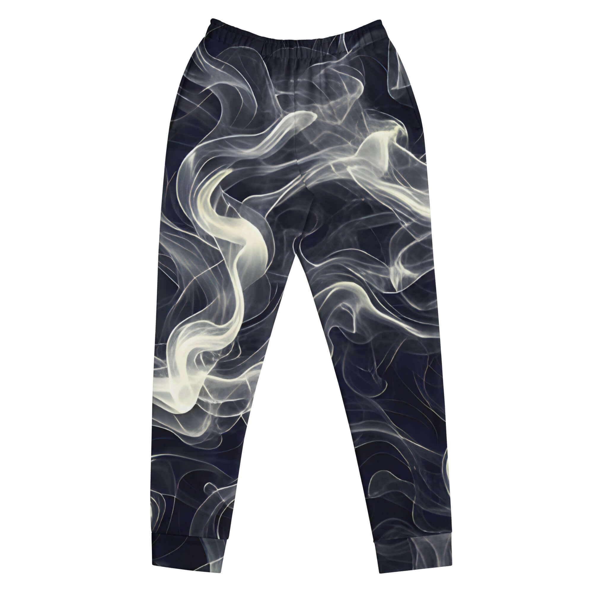 Smokey Women's Joggers Comfort Meets Style in Streetwear featuring a vibrant smoky print on a sleek design.