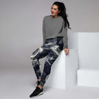 Smokey Women's Joggers Comfort Meets Style in Streetwear worn with a casual gray sweatshirt and sneakers.