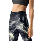 Smokey Women's Joggers Comfort Meets Style in Streetwear close-up showing unique design and soft fabric.