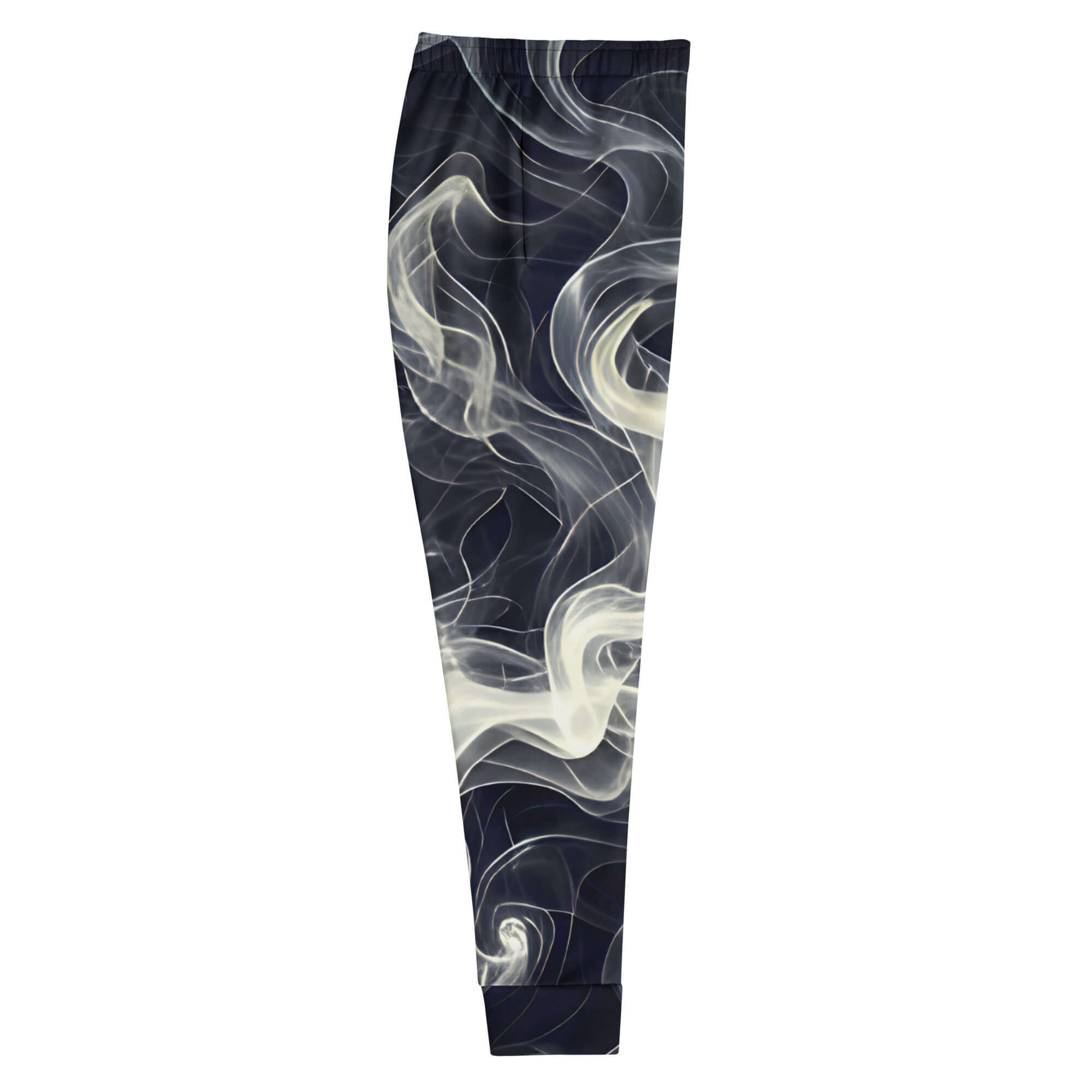 Smokey Women's Joggers Comfort Meets Style in Streetwear with stylish smoke pattern design.