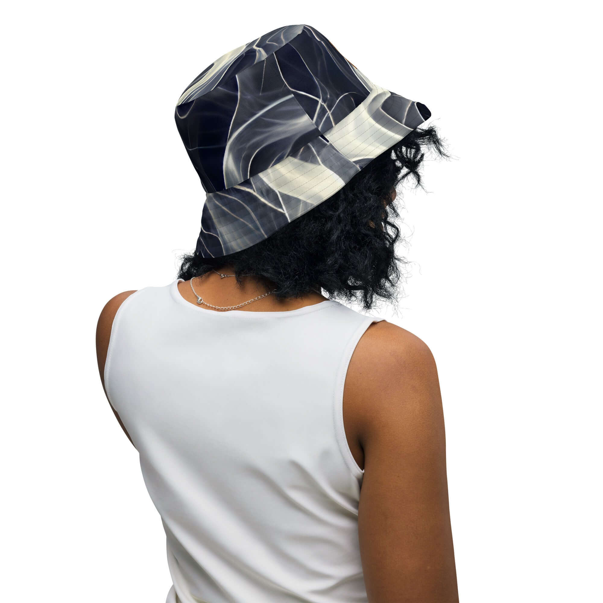 Reversible bucket hat streetwear design, stylish accessory for versatile street style looks.
