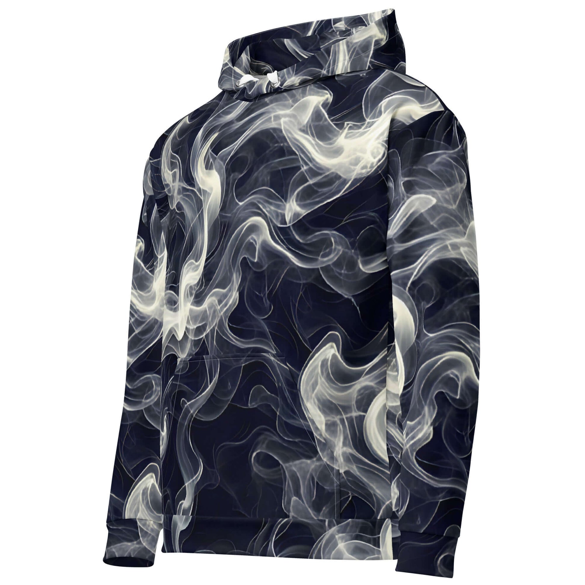 Smokey Unisex Cotton Hoodie - Comfort Meets Style with a stylish smoky print design.