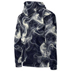 Smokey Unisex Cotton Hoodie - Comfort Meets Style with stylish swirling smoke design