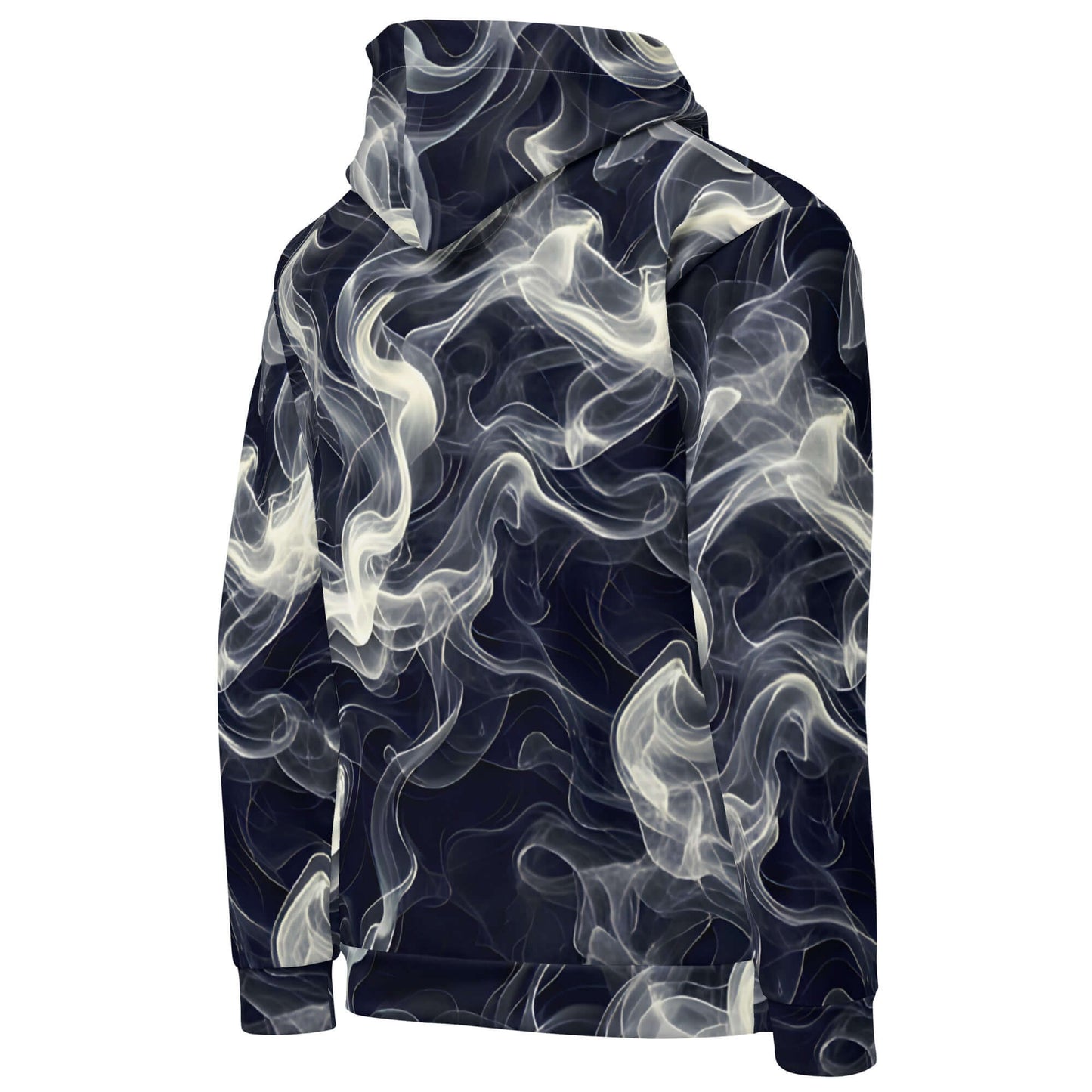 Smokey Unisex Cotton Hoodie - Comfort Meets Style with stylish swirling smoke design