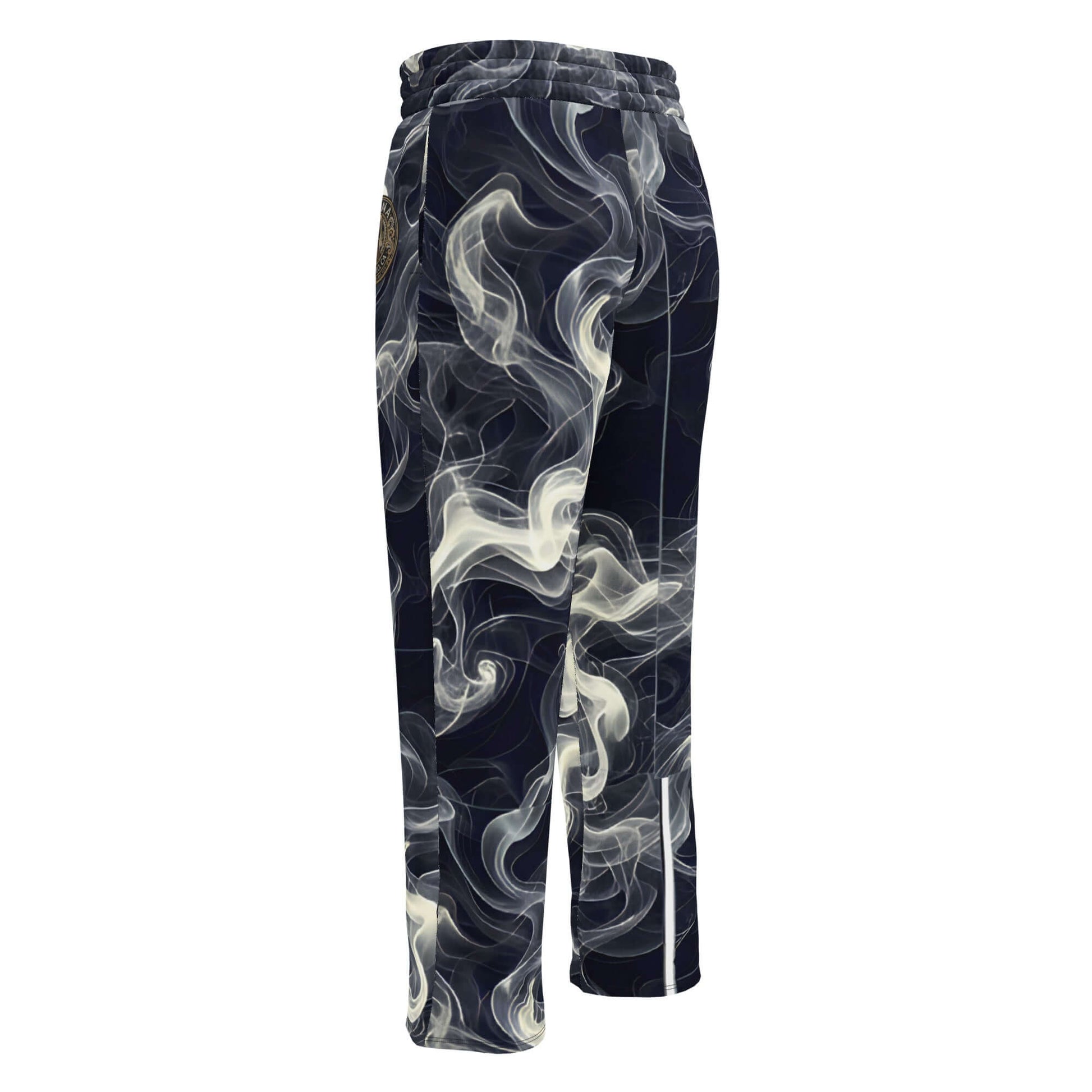 Smokey Wide-leg Joggers for Effortless Streetwear Style showcasing back view with all-over print and stylish wide-leg cut.
