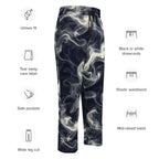 Smokey Wide-leg Joggers for Effortless Streetwear Style with unisex fit and side pockets