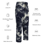 Smokey Wide-leg Joggers for Effortless Streetwear Style with unisex fit, side pockets, and elastic waistband.