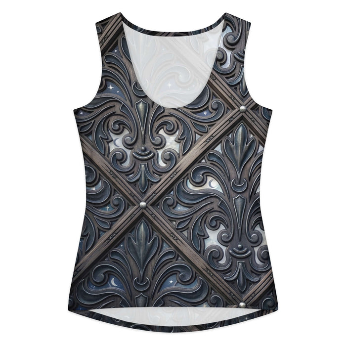 art deco women cotton tank top