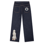 Coldstone: Heavyweight Straight Leg Denim Jeans - Finna Street Wear bay area streetwear