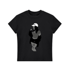 Homegirl: Essential Bodycon Crewneck T-Shirt - Finna Street Wear bay area streetwear