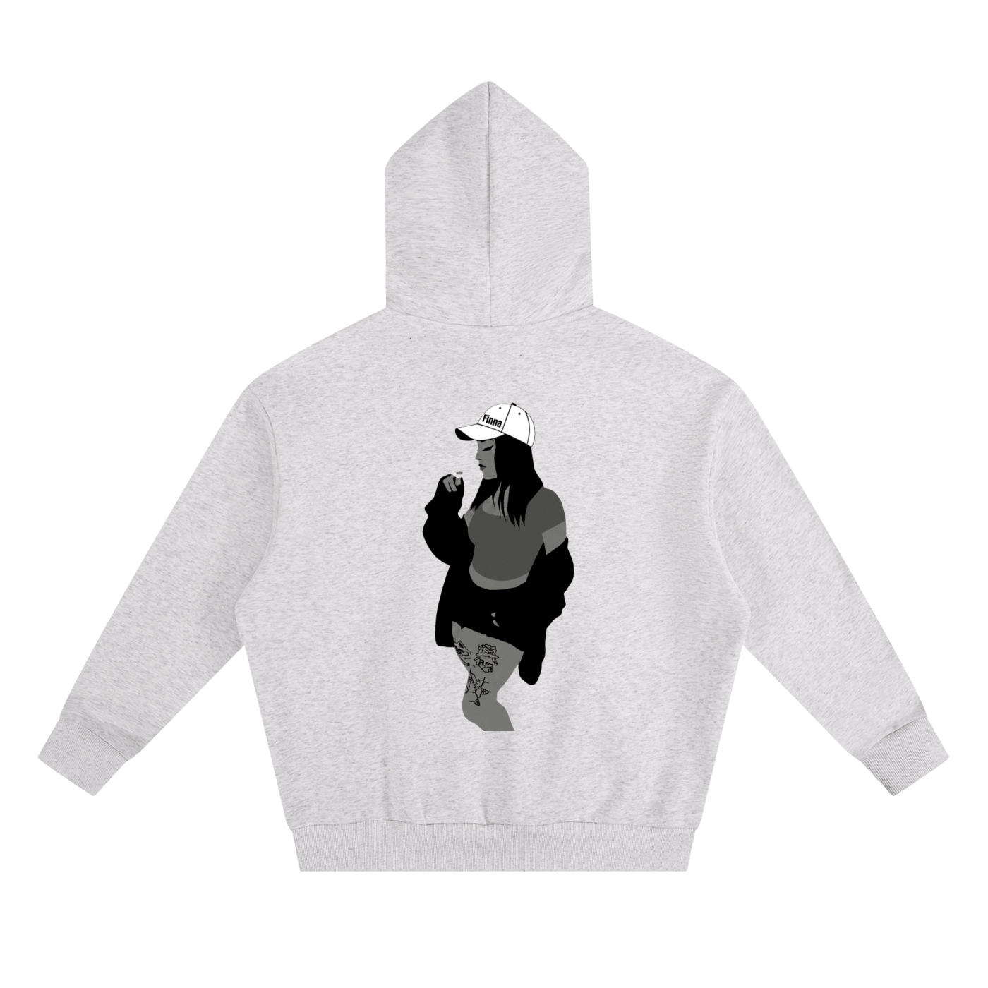 Homegirl: Essential Heavyweight Boxy Fleece Hoodie - Finna Street Wear bay area streetwear