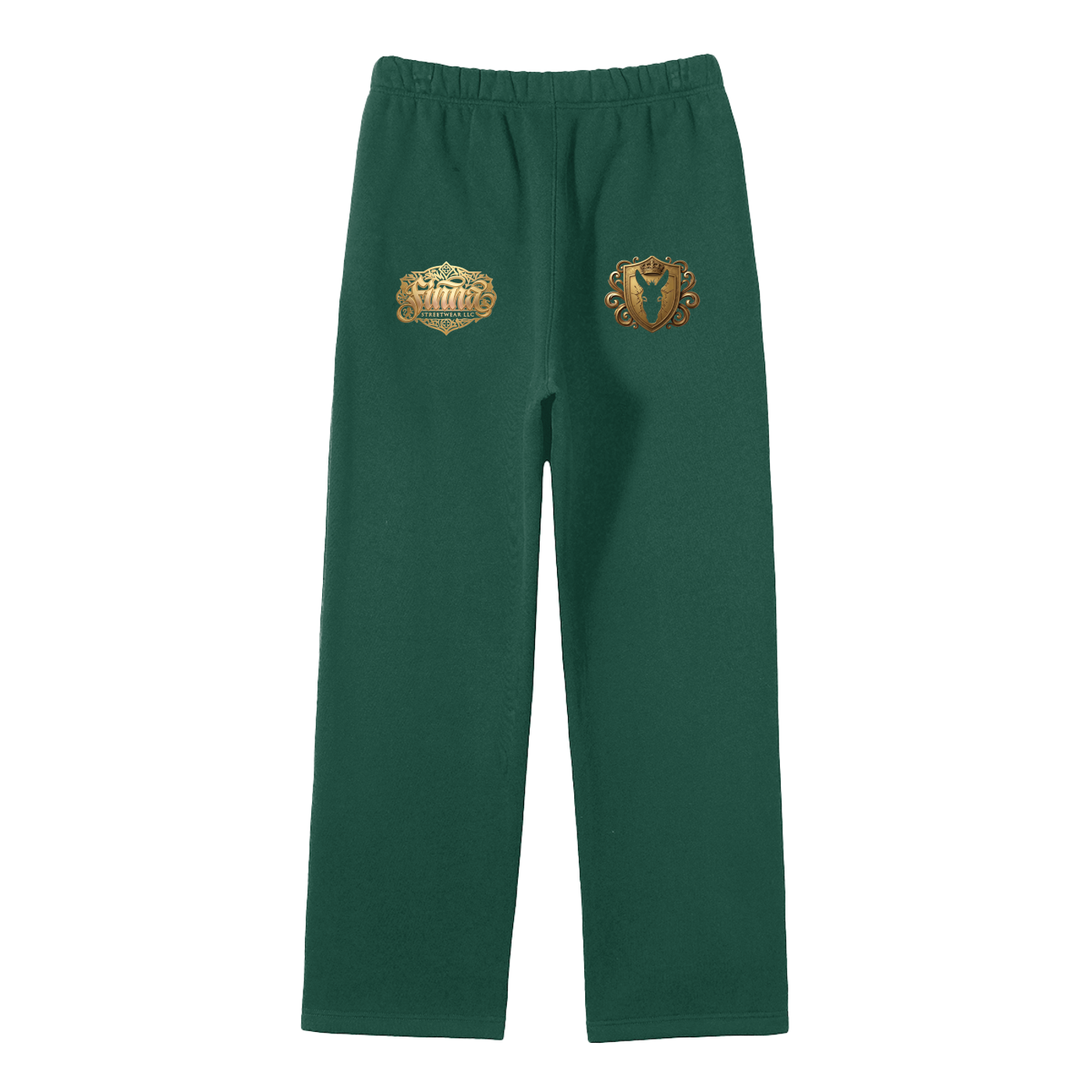 Goldonkey: Unisex Solid Color Fleece Straight Leg Pants
