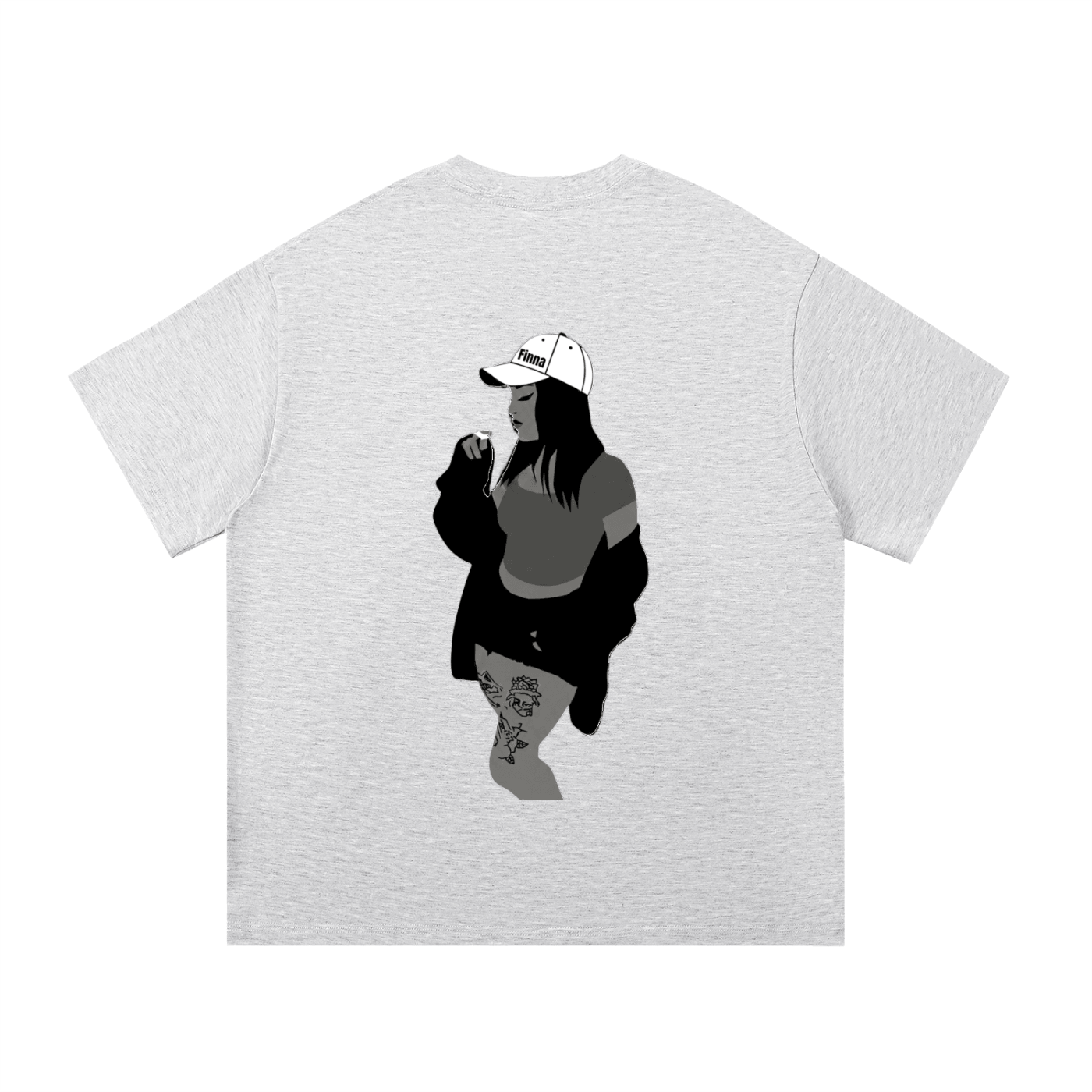 Homegirl: Essential Cotton T-Shirt - Finna Street Wear bay area streetwear