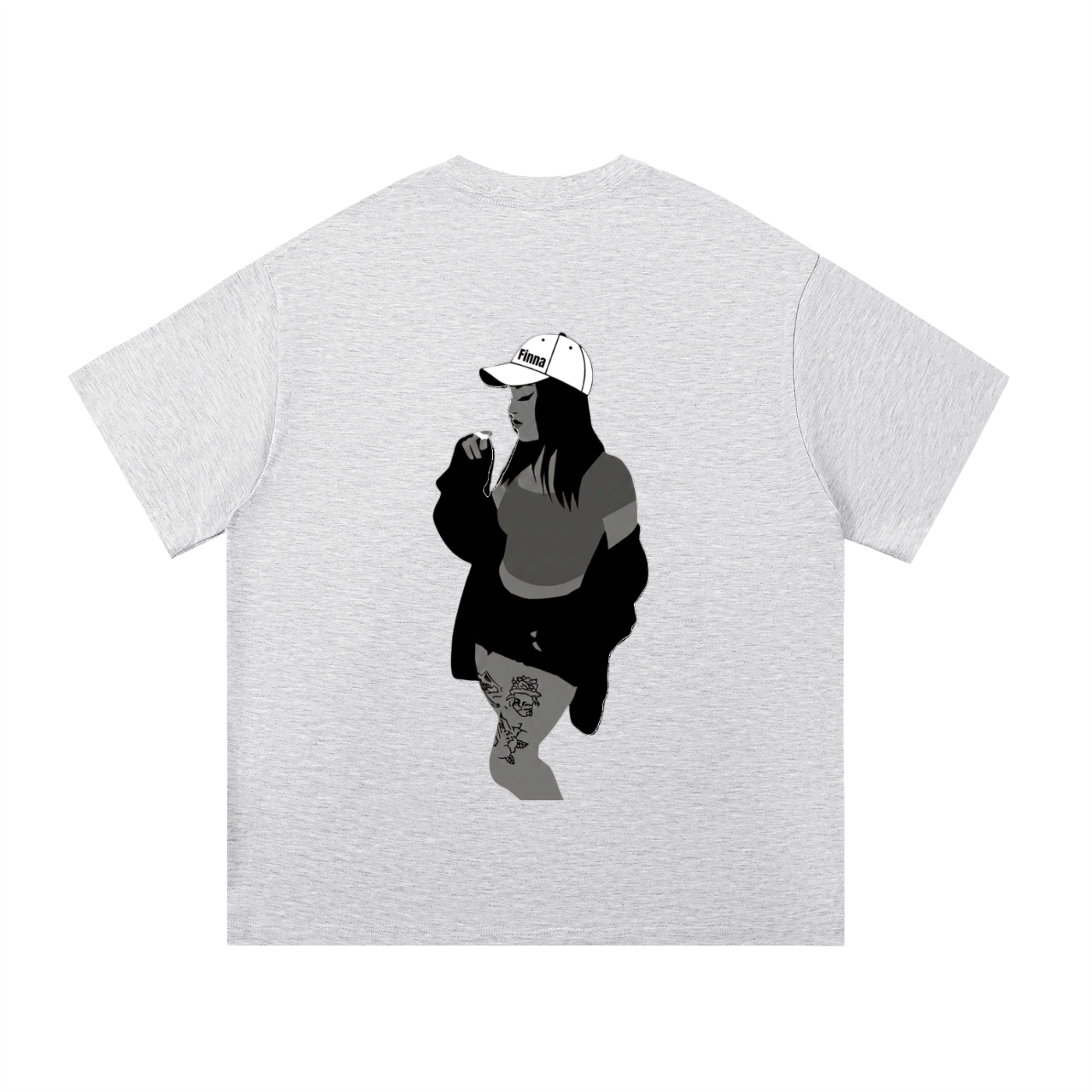 Homegirl: Essential Cotton T-Shirt - Finna Street Wear bay area streetwear