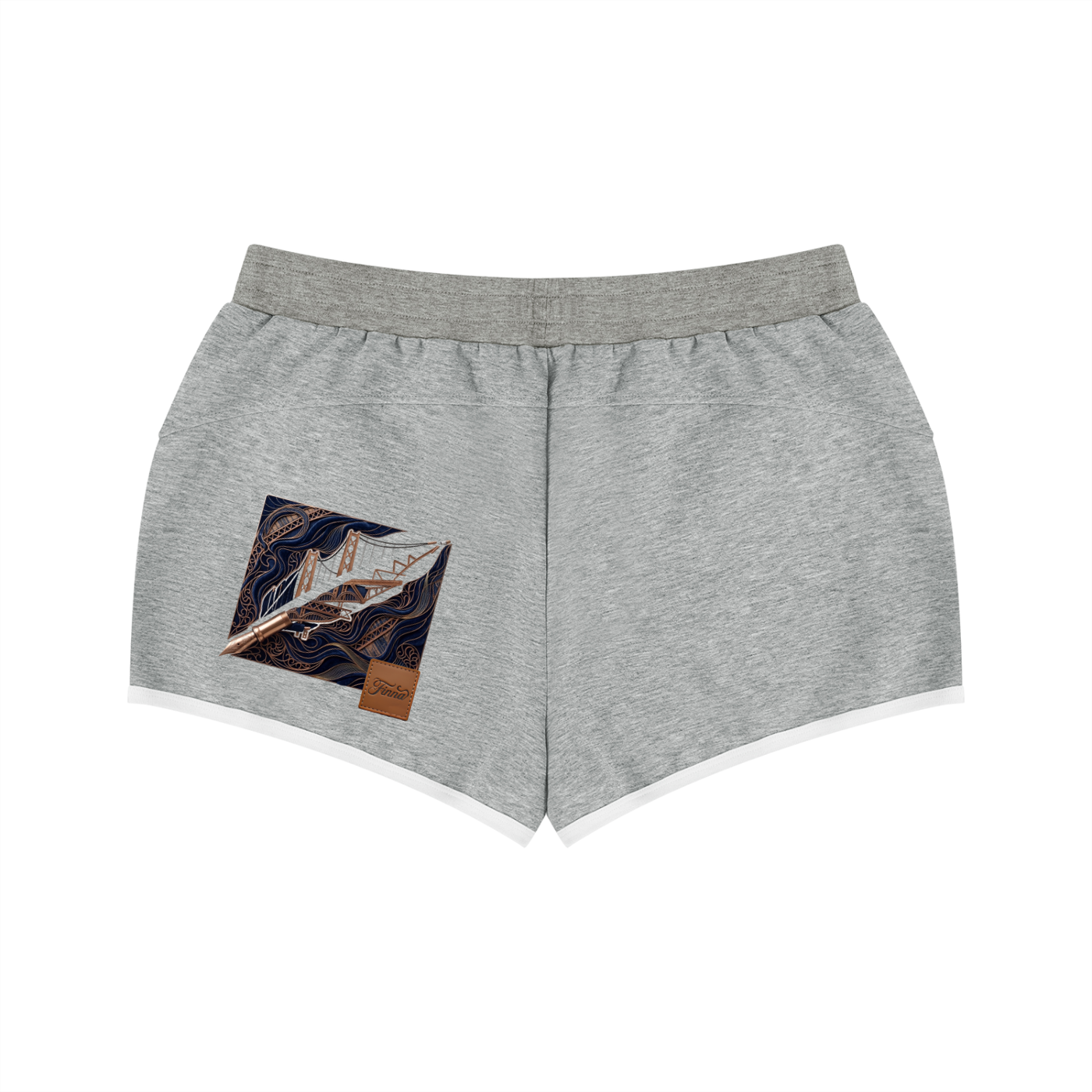 Goldpen: Women's Retro Contrast Binding Shorts