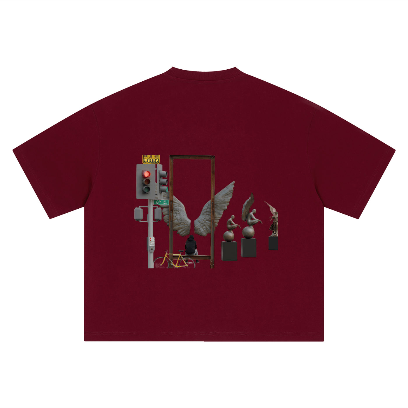 Downsac: Boxy Oversized T-Shirt - Finna Street Wear bay area streetwear