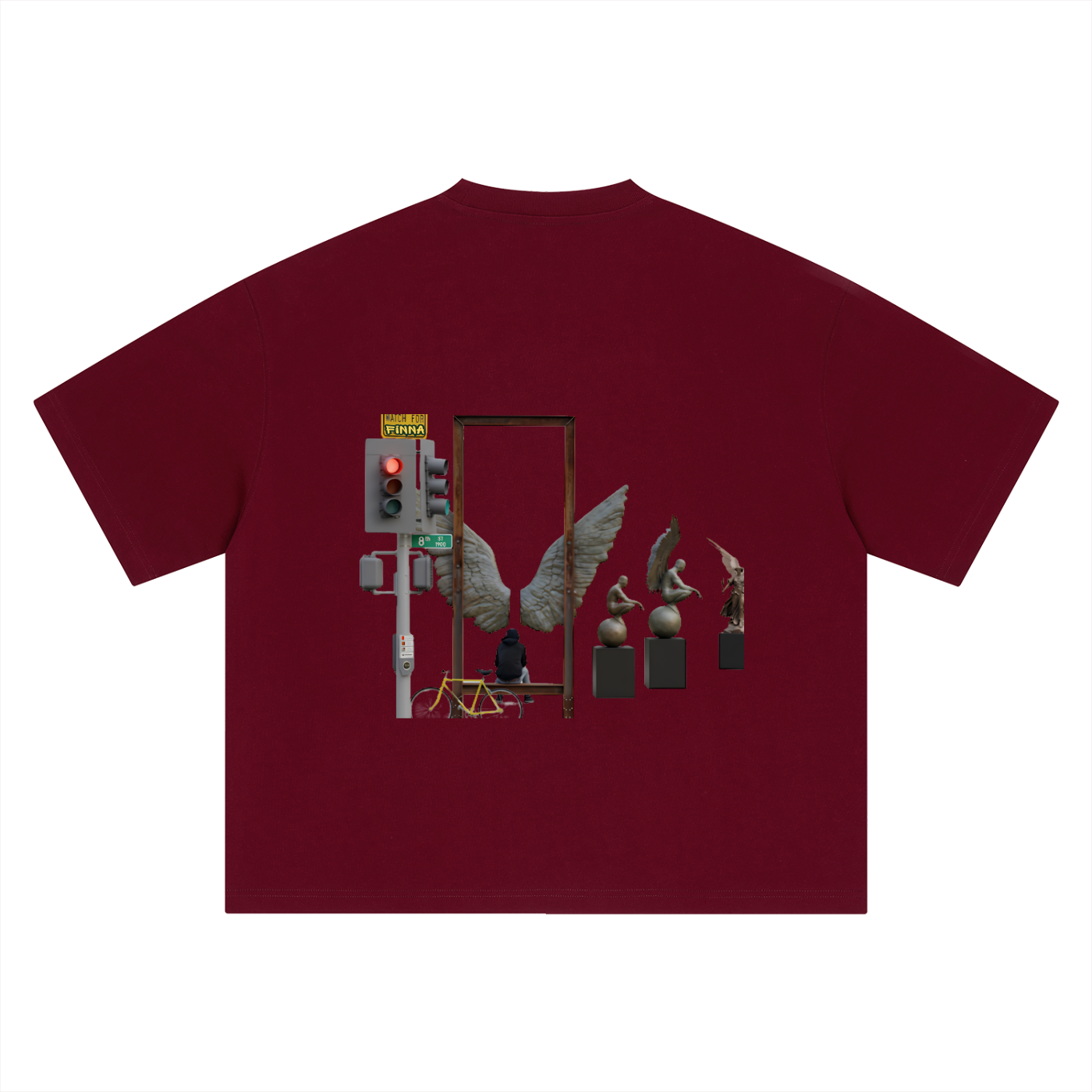 Downsac: Boxy Oversized T-Shirt - Finna Street Wear bay area streetwear