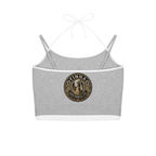 Goldpen Contrast Binding Halter Tank Top