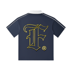Oakline: Contrast Collar Short-Sleeve Polo Shirt - Finna Street Wear bay area streetwear