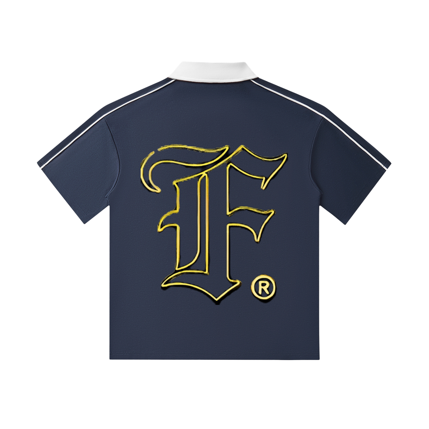 Oakline: Contrast Collar Short-Sleeve Polo Shirt - Finna Street Wear bay area streetwear