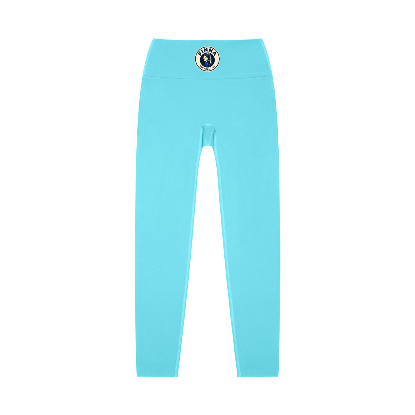 Babyblue: High-Waisted Yoga Leggings - Finna Street Wear bay area streetwear