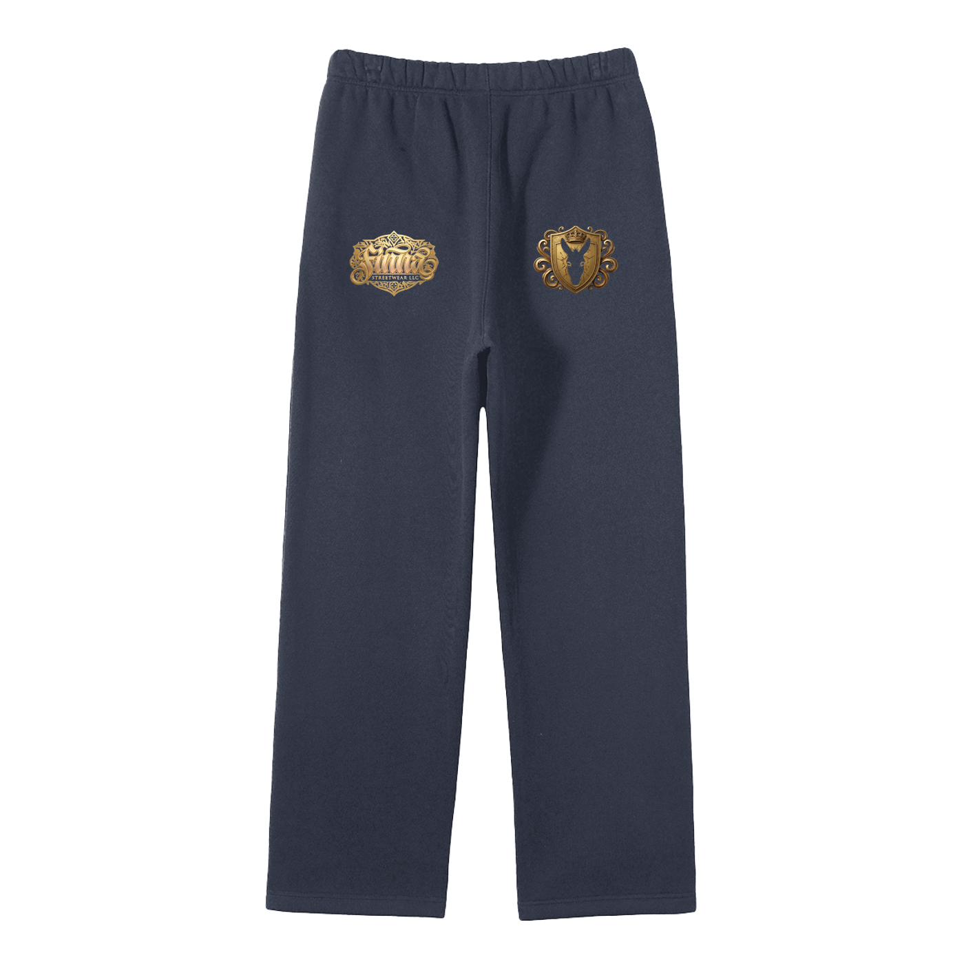 Goldonkey: Unisex Solid Color Fleece Straight Leg Pants