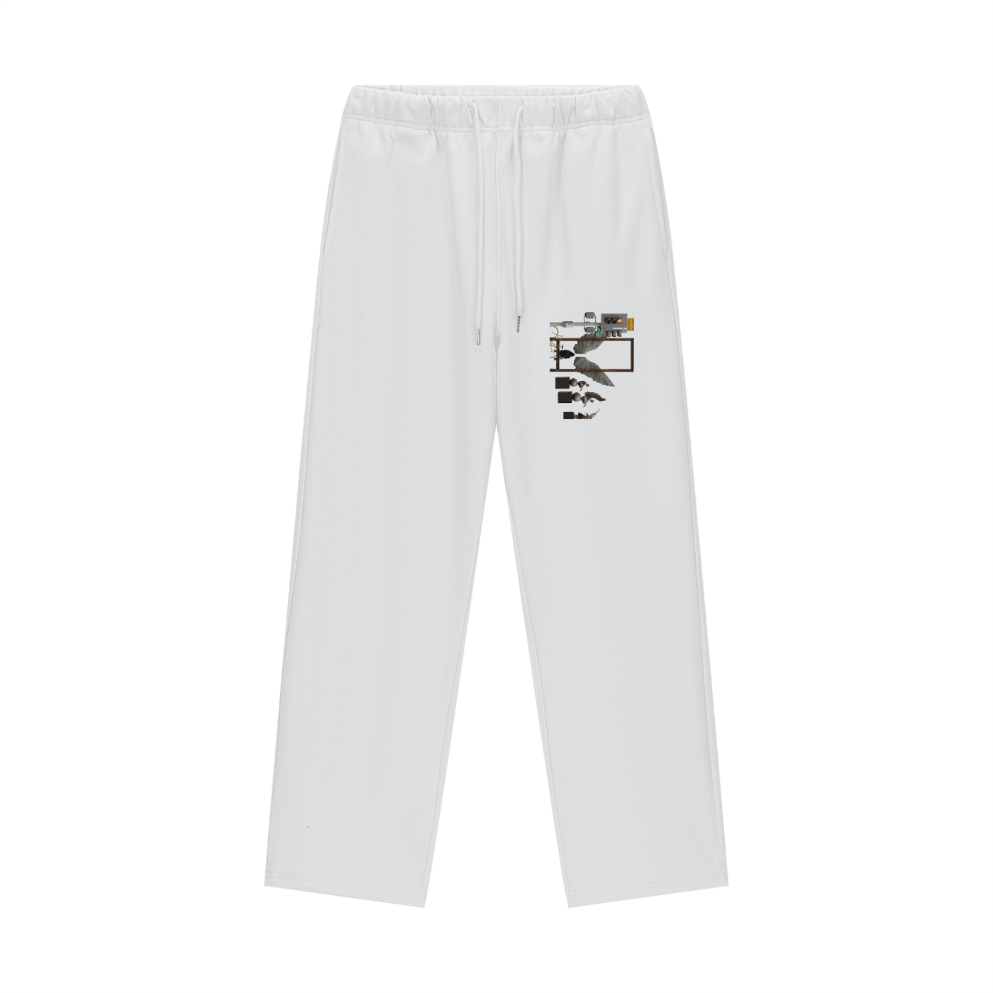 Downsac: Heavyweight Fleece Straight Leg Pants - Finna Street Wear bay area streetwear