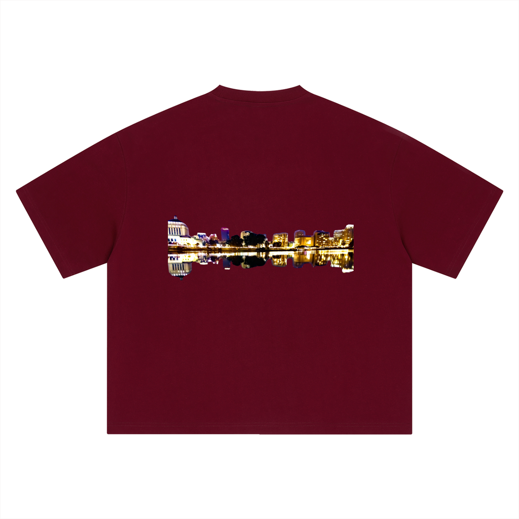 Oaklake: Boxy Oversized T-Shirt - Finna Street Wear bay area streetwear