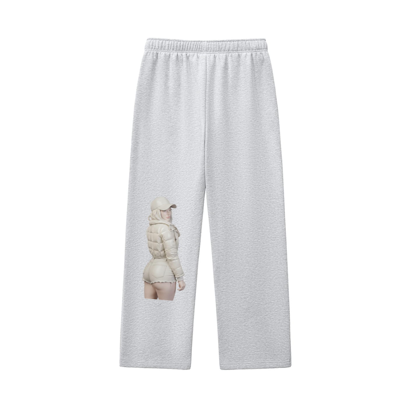 Coldstone: Contrast-Stitched Fleece Sweatpants - Finna Street Wear bay area streetwear