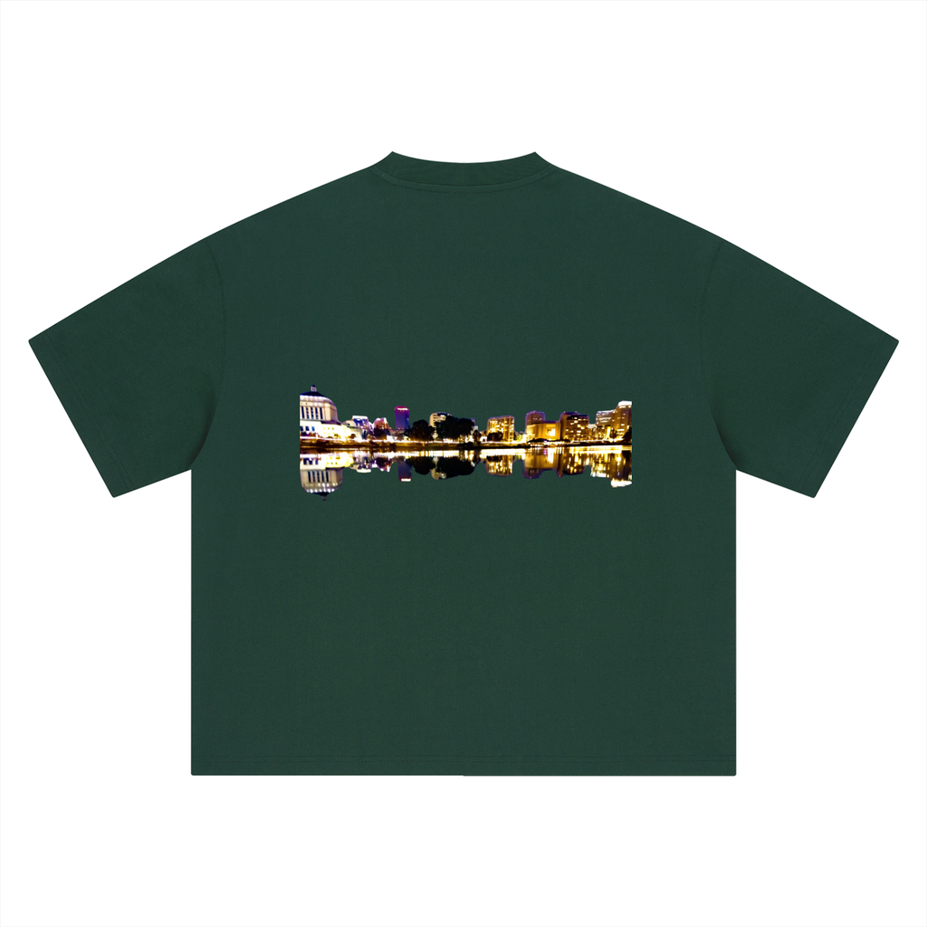 Oaklake: Boxy Oversized T-Shirt - Finna Street Wear bay area streetwear